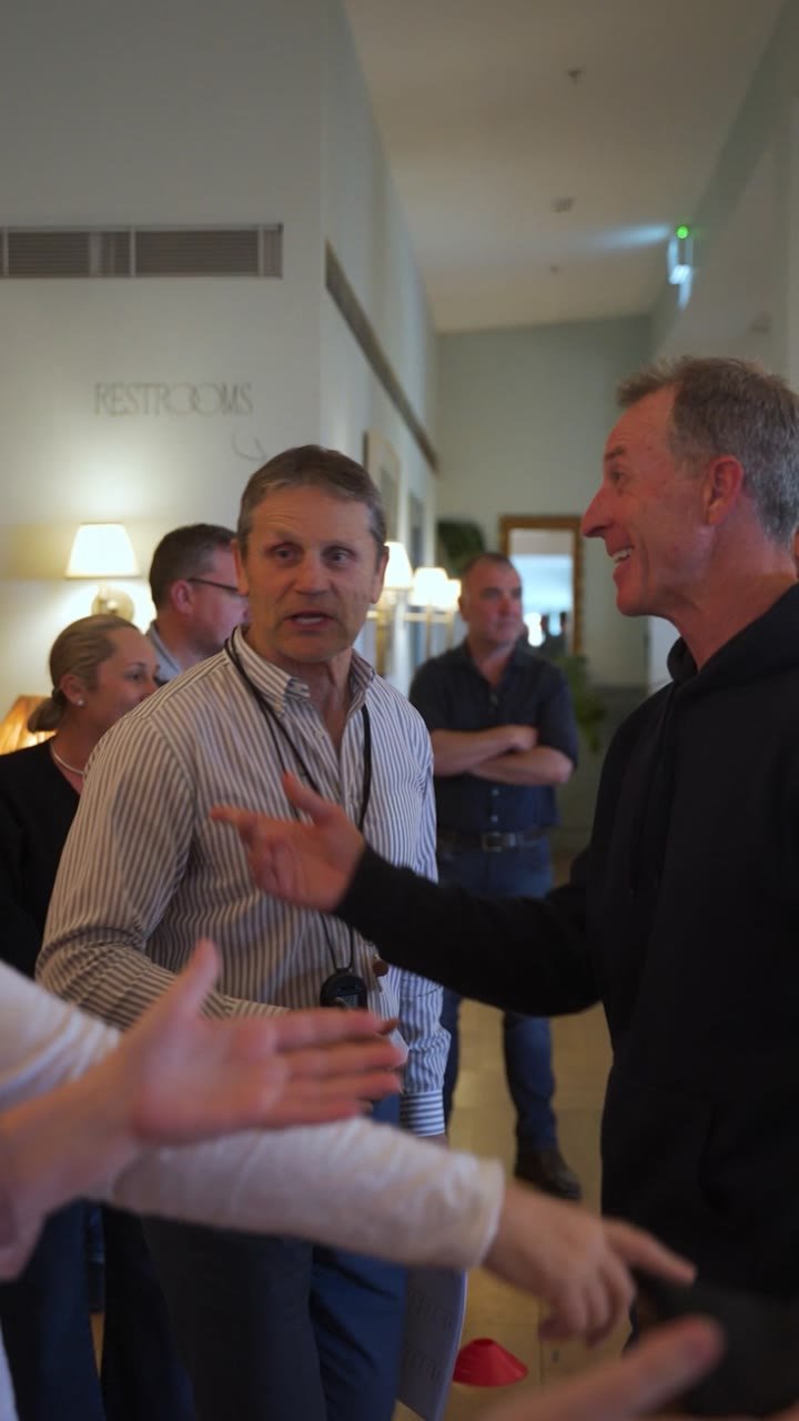 Starting image: a still from the retreat