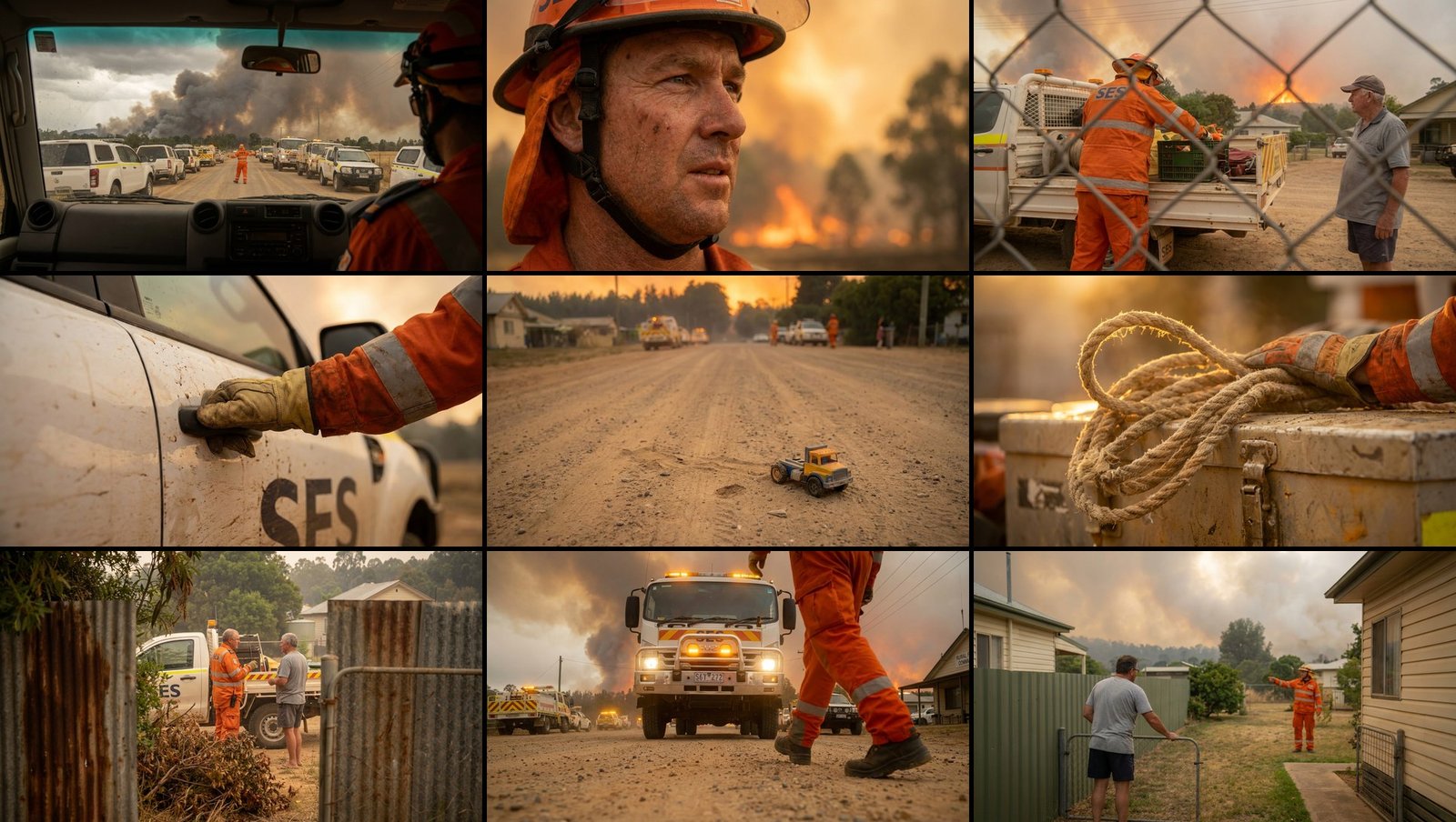 Nine more angles from the fire scene